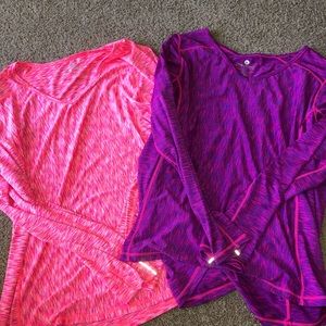 Two work out tops